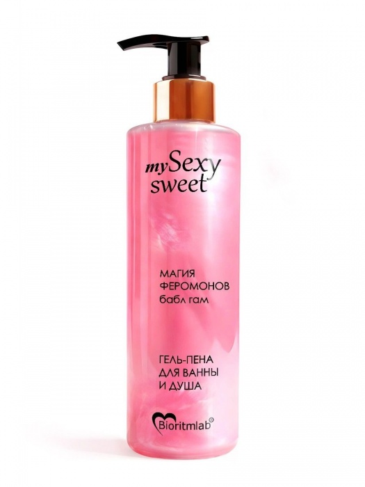 Гель-пена для ванны и душа Sexy Sweet с феромонами и ароматом бабл-гам - 200 мл. -  - Магазин феромонов в Сургуте