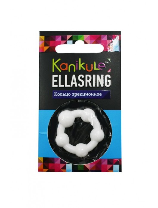 Цветное эрекционное кольцо с шариками Ellasring - Sitabella - в Сургуте купить с доставкой