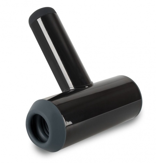 Черный мастурбатор с удобной ручкой Masturbator with 2 Functions - Orion - в Сургуте купить с доставкой