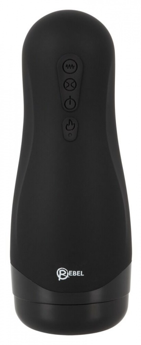 Черный вибромастурбатор с подогревом Masturbator with 3 Functions - Orion - в Сургуте купить с доставкой