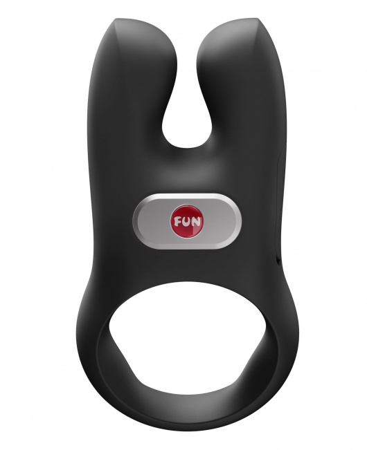 Черное эрекционное виброкольцо Nos - Fun Factory - в Сургуте купить с доставкой