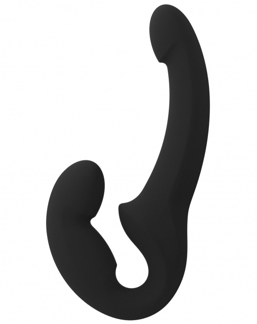 Черный безремневой страпон Share Lite - Fun Factory - купить с доставкой в Сургуте