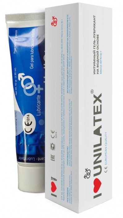 Лубрикант на водной основе Unilatex Gel - 80 мл. - Unilatex - купить с доставкой в Сургуте