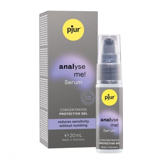 Расслабляющая анальная сыворотка pjur Analyse Me Serum - 20 мл. - Pjur - купить с доставкой в Сургуте