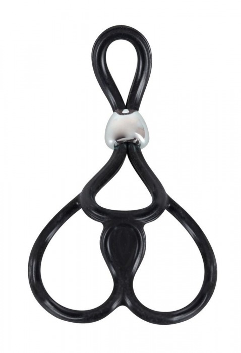 Лассо с подхватом мошонки Triple Ball-und Cockring - Orion - в Сургуте купить с доставкой