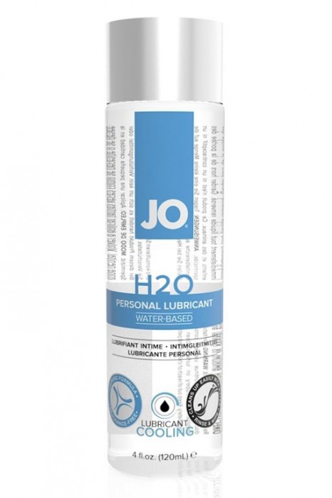 Охлаждающий лубрикант на водной основе JO Personal Lubricant H2O COOLING - 120 мл. - System JO - купить с доставкой в Сургуте