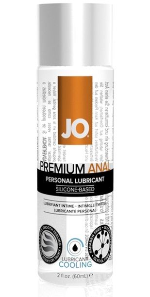 Анальный охлаждающий лубрикант на силиконовой основе JO PREMIUM ANAL COOLING - 60 мл. - System JO - купить с доставкой в Сургуте