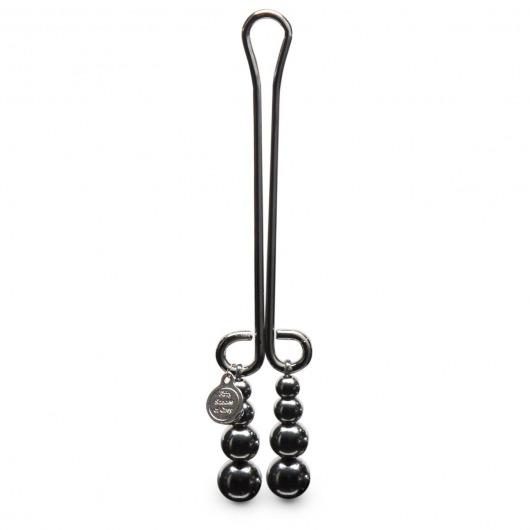 Зажим для клитора с бусинами Just Sensation Beaded Clitoral Clamp - Fifty Shades of Grey - купить с доставкой в Сургуте