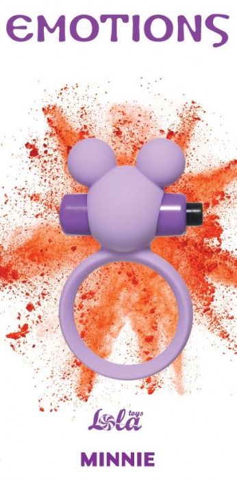 Сиреневое эрекционное виброколечко Emotions Minnie - Lola Games - в Сургуте купить с доставкой