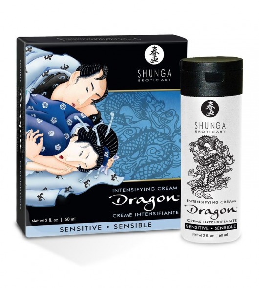 Интимный мужской крем SHUNGA DRAGON SENSITIVE - 60 мл. - Shunga - купить с доставкой в Сургуте