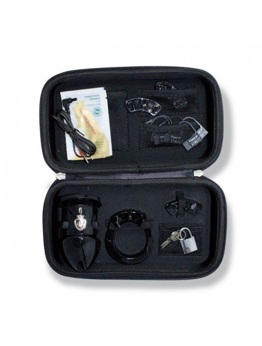 Пояс верности с электростимуляцией Mystim Pubic Enemy No1 Black Edition - MyStim - купить с доставкой в Сургуте