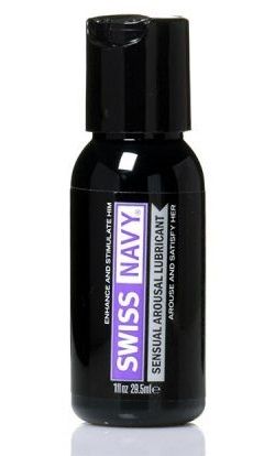 Возбуждающий гель-лубрикант на водной основе Sensual Arousal Lubricant  - 29,5 мл. - Swiss navy - купить с доставкой в Сургуте