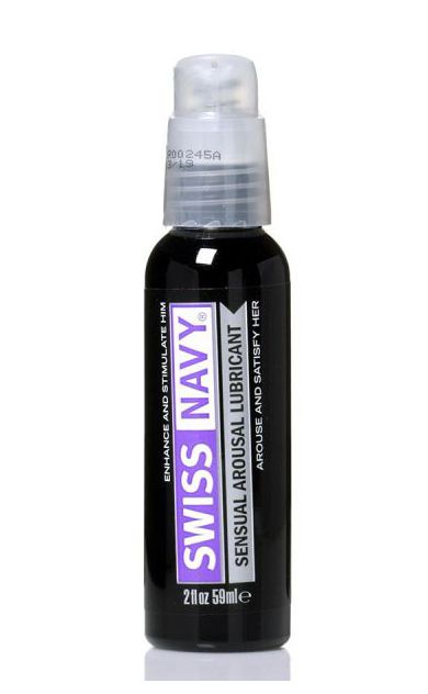 Возбуждающий гель-лубрикант на водной основе Sensual Arousal Lubricant - 59 мл. - Swiss navy - купить с доставкой в Сургуте