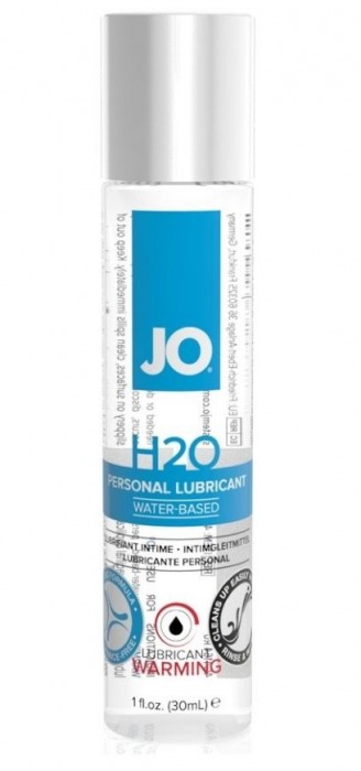 Возбуждающий лубрикант на водной основе JO Personal Lubricant H2O Warming - 30 мл. - System JO - купить с доставкой в Сургуте