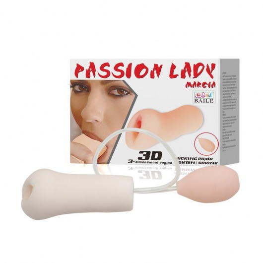 Мастурбатор Passion Lady Marcia с грушей для имитации посасывания - Baile - в Сургуте купить с доставкой