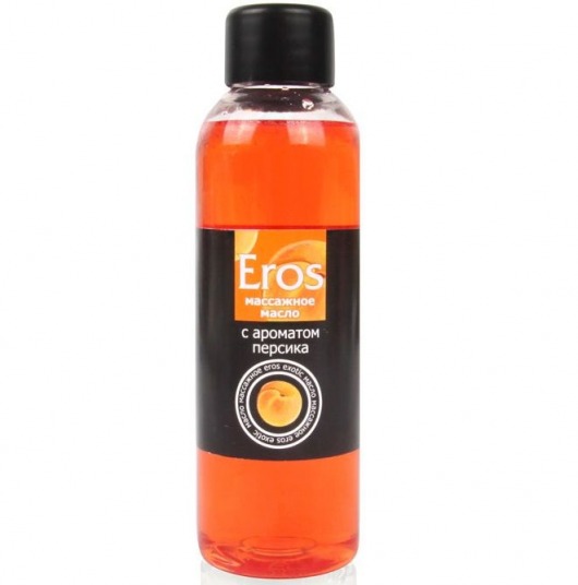 Массажное масло Eros exotic с ароматом персика - 75 мл. - Биоритм - купить с доставкой в Сургуте