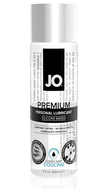 Охлаждающий лубрикант на силиконовой основе JO Personal Premium Lubricant Cooling - 60 мл. - System JO - купить с доставкой в Сургуте
