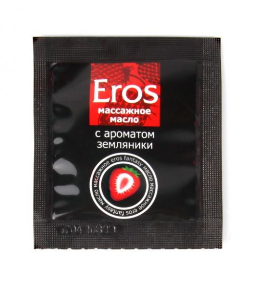 Пробник массажного масла с ароматом земляники Eros fantasy - 4 гр. - Биоритм - купить с доставкой в Сургуте