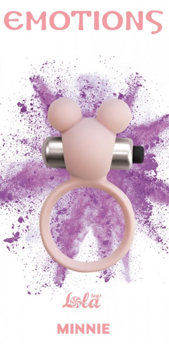Розовое эрекционное виброколечко Emotions Minnie Light pink - Lola Games - в Сургуте купить с доставкой