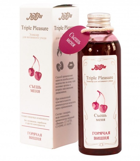 Эликсир Triple Pleasure  Горячая вишня  - 130 гр. - JULEJU - купить с доставкой в Сургуте