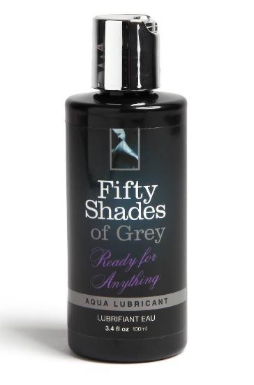 Лубрикант на водной основе Ready for Anything Aqua Lubricant - 100 мл. - Fifty Shades of Grey - купить с доставкой в Сургуте