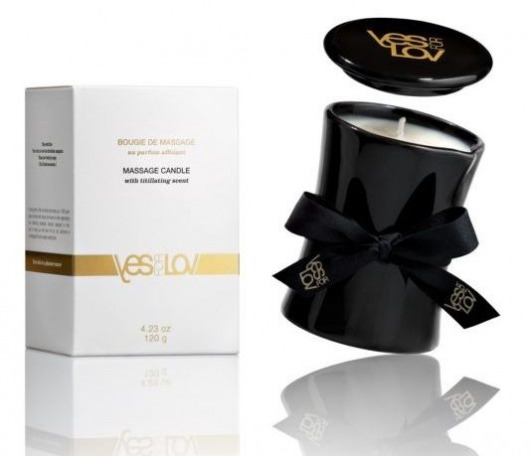 Массажная свеча Titillating Massage Candle - 120 мл. - YESforLOV - купить с доставкой в Сургуте