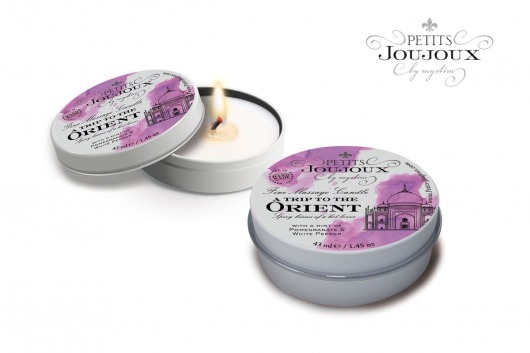 Массажная свеча Petits Joujoux Orient с ароматом граната и белого перца - 33 гр. - MyStim - купить с доставкой в Сургуте
