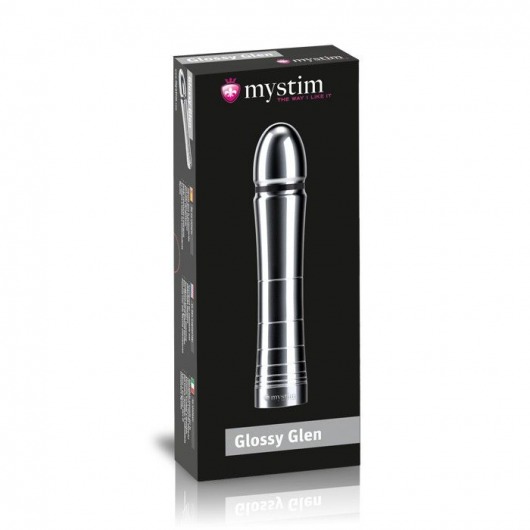 Фаллоимитатор для электростимуляции Glossy Glen Dildo - 14 см. - MyStim - купить с доставкой в Сургуте