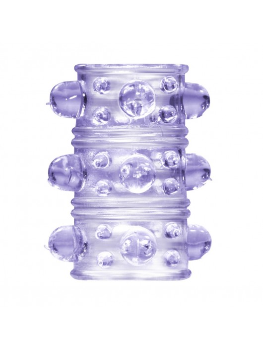 Фиолетовая насадка на пенис Rings Armour - Lola Games - в Сургуте купить с доставкой