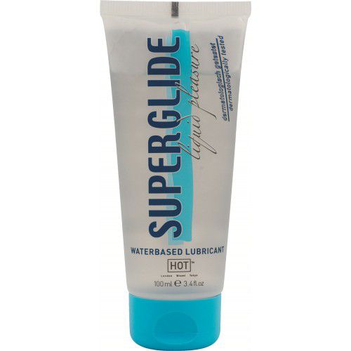 Интимная смазка на водной основе Superglide - 100 мл. - HOT - купить с доставкой в Сургуте
