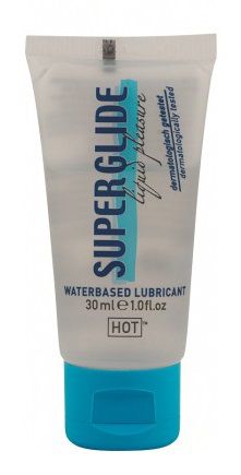 Гель-смазка на водной основе для чувствительной кожи Superglide - 30 мл. - HOT - купить с доставкой в Сургуте