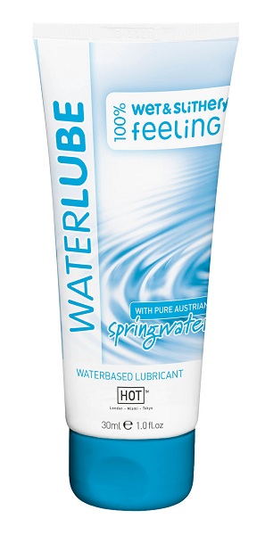 Гель-смазка на основе чистой родниковой воды WaterLube - 30 мл. - HOT - купить с доставкой в Сургуте