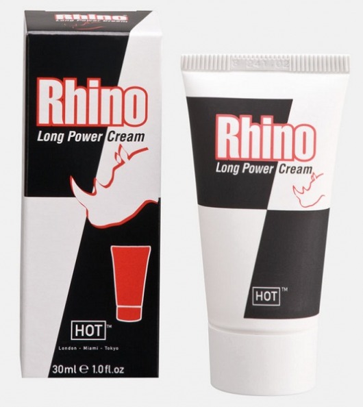 Крем-пролонгатор для мужчин Rhino - 30 мл. - HOT - купить с доставкой в Сургуте