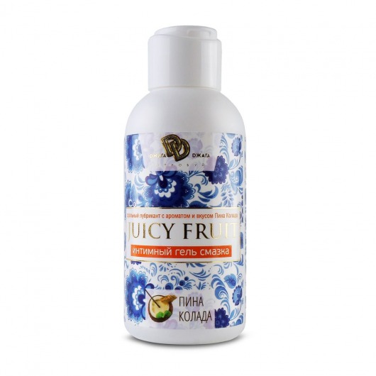 Интимный гель на водной основе JUICY FRUIT с ароматом пина колада - 100 мл. - БиоМед - купить с доставкой в Сургуте