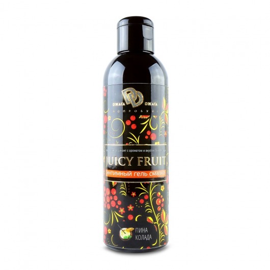 Интимный гель на водной основе JUICY FRUIT с ароматом пина колада - 200 мл. - БиоМед - купить с доставкой в Сургуте