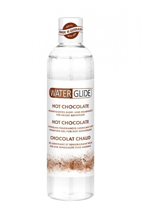 Лубрикант на водной основе с ароматом шоколада HOT CHOCOLATE - 300 мл. - Waterglide - купить с доставкой в Сургуте