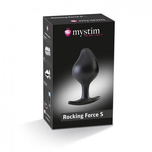 Анальная пробка Rocking Force S для электростимуляции - 9,5 см. - MyStim - купить с доставкой в Сургуте
