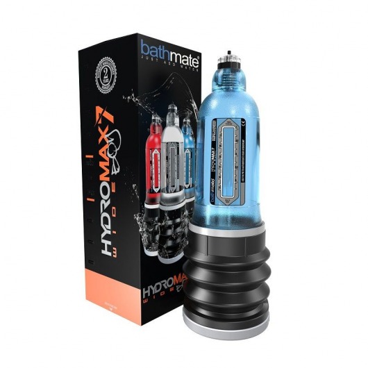 Синяя гидропомпа HydroMAX7 Wide Boy - Bathmate - в Сургуте купить с доставкой