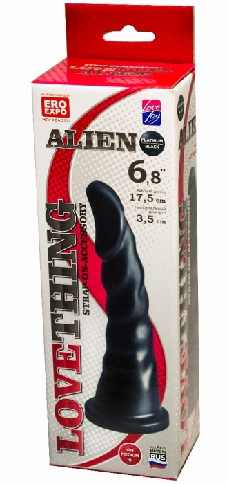 Насадка для трусиков харнесс Alien - 17,5 см. - LOVETOY (А-Полимер) - купить с доставкой в Сургуте