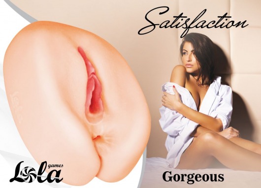 Мастурбатор с 2 тоннелями Satisfaction Gorgeous - Lola Games - в Сургуте купить с доставкой
