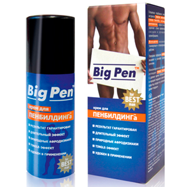 Крем Big Pen для увеличения полового члена - 50 гр. - Биоритм - в Сургуте купить с доставкой