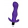 Фиолетовая изогнутая анальная вибропробка - 12,9 см. - A-toys в Сургуте Фиолетовая изогнутая анальная вибропробка - 12,9 см. - A-toys