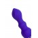 Фиолетовая анальная вибровтулка Curvy - 14 см. - ToyFa в Сургуте Фиолетовая анальная вибровтулка Curvy - 14 см. - ToyFa