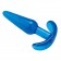 Голубая анальная пробка Slim Tapered Butt Plug - 10,8 см. - BlueLine в Сургуте Голубая анальная пробка Slim Tapered Butt Plug - 10,8 см. - BlueLine