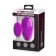 Лиловое виброяйцо с удобным пультом управления вибрацией - Baile в Сургуте Лиловое виброяйцо с удобным пультом управления вибрацией - Baile